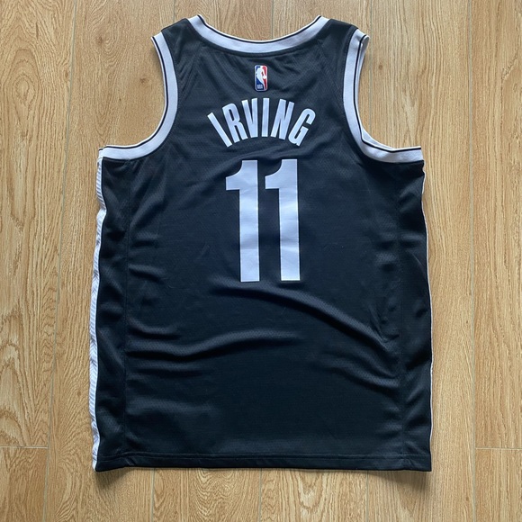 Mens black NBA jersey - Irving from Brooklyn Nets - size M - Picture 2 of 3